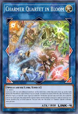 Charmer Quartet in Bloom Yu-Gi-Oh card
