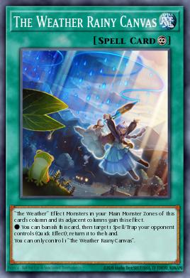 The Weather Rainy Canvas Yu-Gi-Oh card