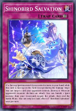 Shinobird Salvation Yu-Gi-Oh card