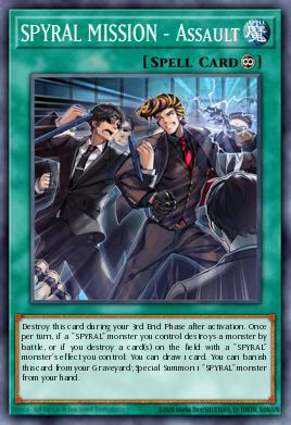SPYRAL MISSION - Assault Yu-Gi-Oh card