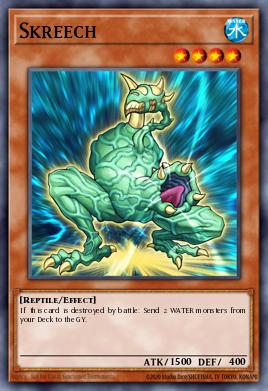 Skreech Yu-Gi-Oh card