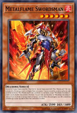 Metalflame Swordsman Yu-Gi-Oh card