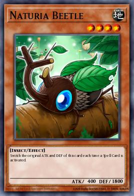 Naturia Beetle Yu-Gi-Oh card
