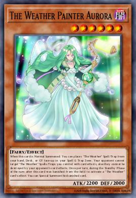 The Weather Painter Aurora Yu-Gi-Oh card