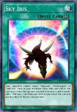 Sky Iris Yu-Gi-Oh card