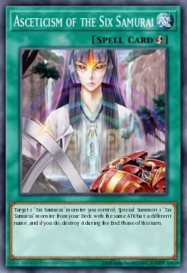 Asceticism of the Six Samurai Yu-Gi-Oh card