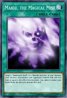 Makiu, the Magical Mist Yu-Gi-Oh card