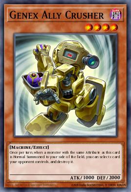 Genex Ally Crusher Yu-Gi-Oh card