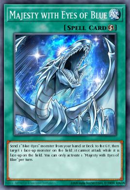 Majesty with Eyes of Blue Yu-Gi-Oh card