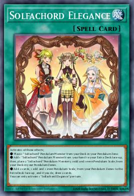 Solfachord Elegance Yu-Gi-Oh card