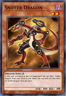 Sniffer Dragon Yu-Gi-Oh card