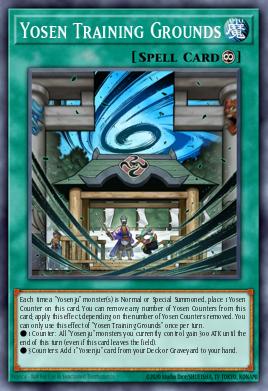 Yosen Training Grounds Yu-Gi-Oh card