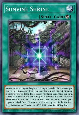 Sunvine Shrine Yu-Gi-Oh card