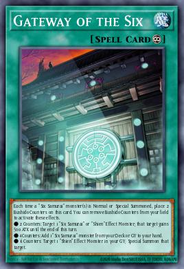 Gateway of the Six Yu-Gi-Oh card