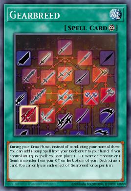 Gearbreed Yu-Gi-Oh card