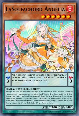 LaSolfachord Angelia Yu-Gi-Oh card