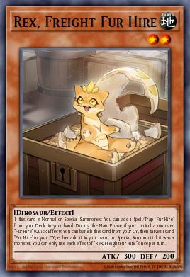 Rex, Freight Fur Hire Yu-Gi-Oh card