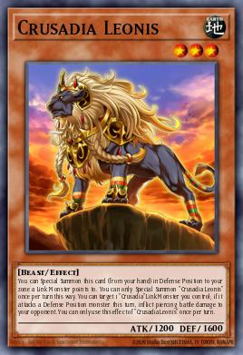 Crusadia Leonis Yu-Gi-Oh card