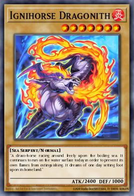 Ignihorse Dragonith Yu-Gi-Oh card