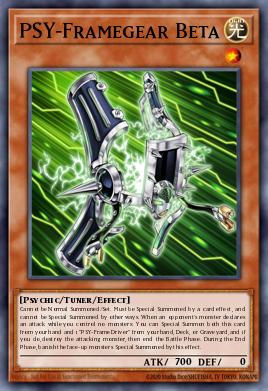PSY-Framegear Beta Yu-Gi-Oh card