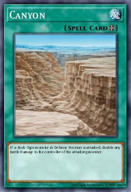 Canyon Yu-Gi-Oh card