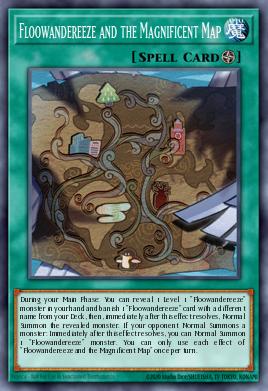 Floowandereeze and the Magnificent Map Yu-Gi-Oh card