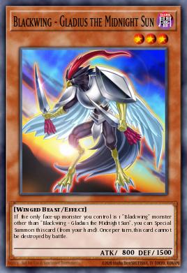 Blackwing - Gladius the Midnight Sun Yu-Gi-Oh card