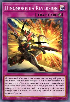 Dinomorphia Reversion Yu-Gi-Oh card