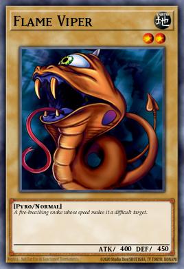 Flame Viper Yu-Gi-Oh card