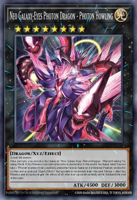 Neo Galaxy-Eyes Photon Dragon - Photon Howling Yu-Gi-Oh card