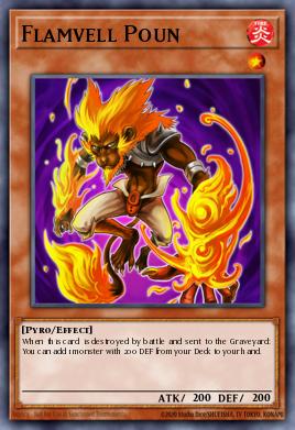 Flamvell Poun Yu-Gi-Oh card