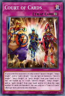 Court of Cards Yu-Gi-Oh card