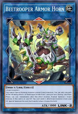 Beetrooper Armor Horn Yu-Gi-Oh card