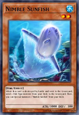 Nimble Sunfish Yu-Gi-Oh card