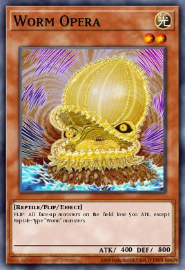 Worm Opera Yu-Gi-Oh card