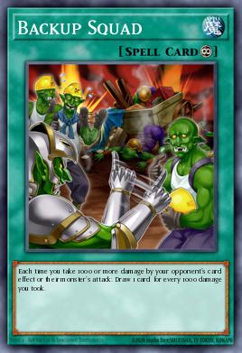 Backup Squad Yu-Gi-Oh card