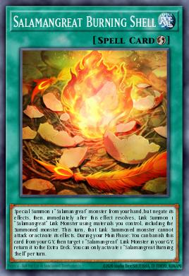 Salamangreat Burning Shell Yu-Gi-Oh card
