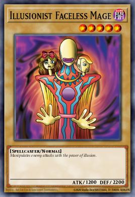 Illusionist Faceless Mage Yu-Gi-Oh card