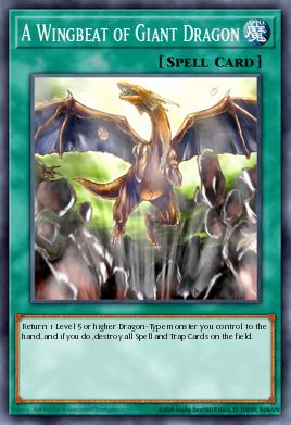 A Wingbeat of Giant Dragon Yu-Gi-Oh card