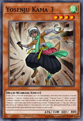 Yosenju Kama 3 Yu-Gi-Oh card