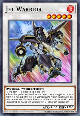 Jet Warrior Yu-Gi-Oh card