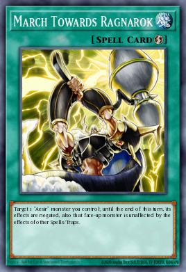 March Towards Ragnarok Yu-Gi-Oh card