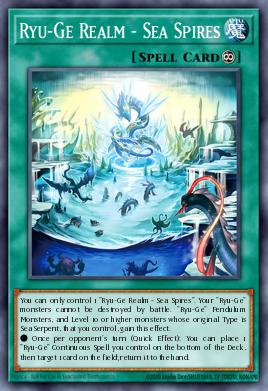 Ryu-Ge Realm - Sea Spires Yu-Gi-Oh card