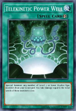 Telekinetic Power Well Yu-Gi-Oh card