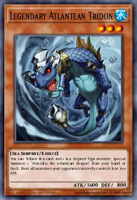 Legendary Atlantean Tridon Yu-Gi-Oh card
