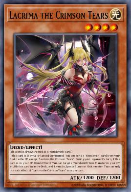 Lacrima the Crimson Tears Yu-Gi-Oh card