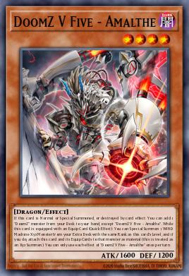 DoomZ V Five - Amalthe Yu-Gi-Oh card
