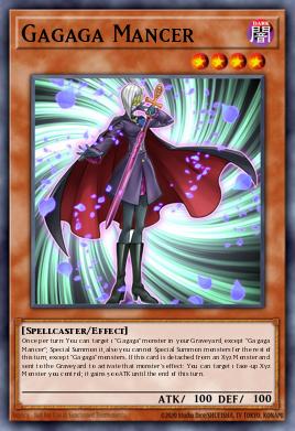 Gagaga Mancer Yu-Gi-Oh card