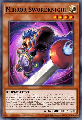 Mirror Swordknight Yu-Gi-Oh card