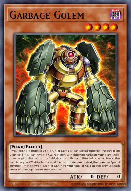 Garbage Golem Yu-Gi-Oh card